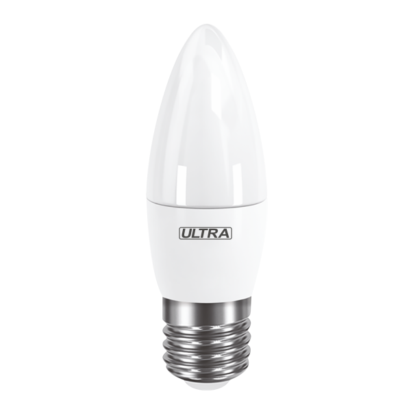 Лампа светодиодная ULTRA LED C37 7W E27 4000K